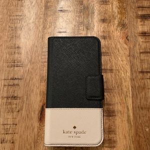 Kate Spade Leather Wrap Folio iPhone Case